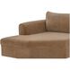 Madrid Tan Sectional in Left, Taupe, Left