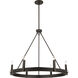 Dalvor 6 Light 36 inch Dark Bronze Pendant Ceiling Light