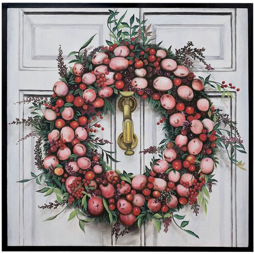 Handpainted Wall Art Gloss Black Wall Art, Holiday I