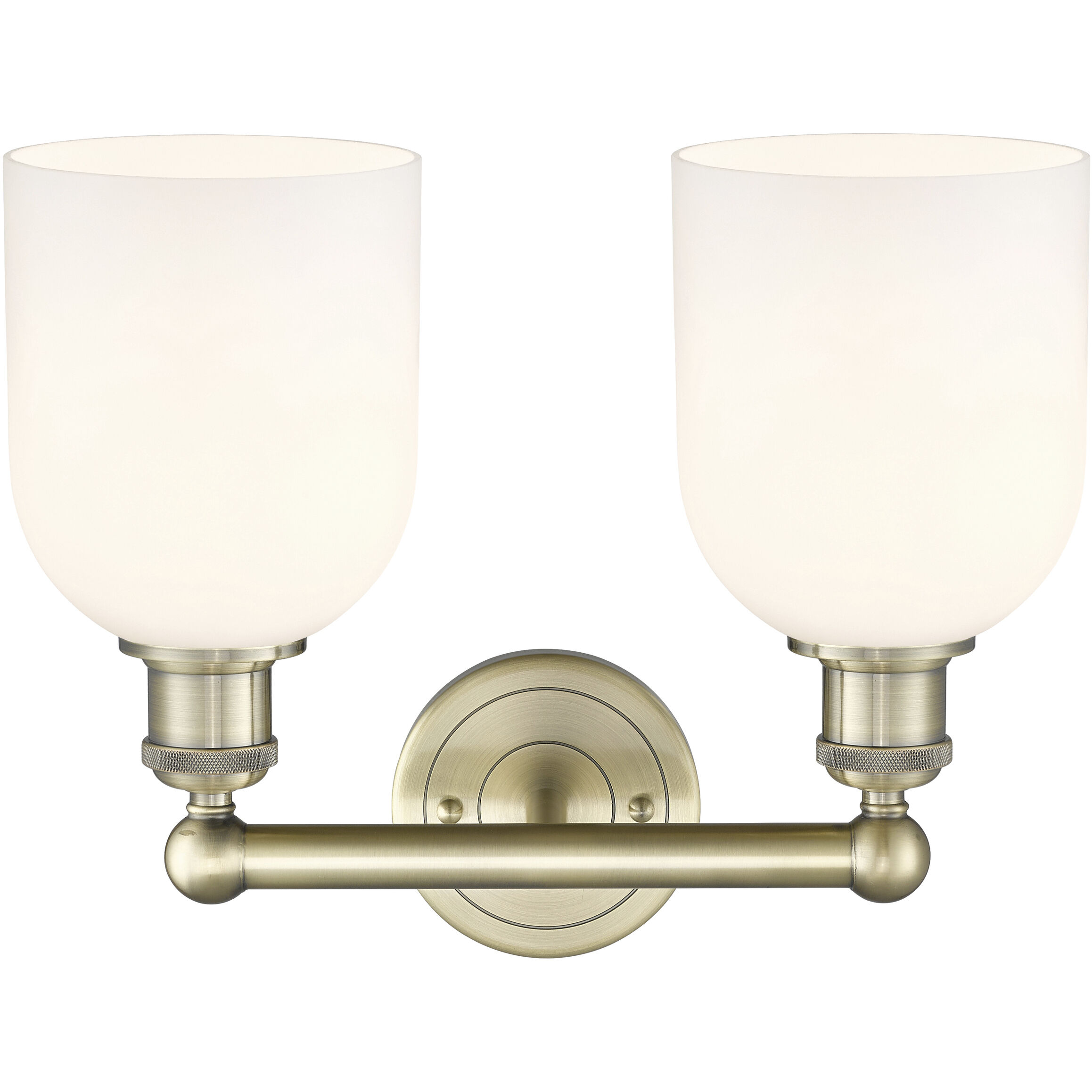 Edison Bella 2 Light 14.5 inch Antique Brass Bath Vanity Light Wall Light