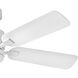 Afton 52 inch Chalk White Fan