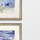 Waterside Collection Blue Framed Art