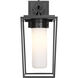 Sheridan 1 Light 18 inch Black Outdoor Wall Light