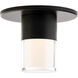 Twist-N-Lite LED 5 inch Black Flush Mount Ceiling Light