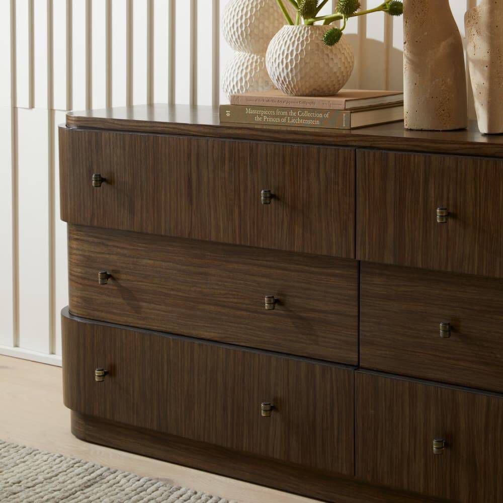 Jacques Brindle and Natural Faux Horn with Bronze Chest