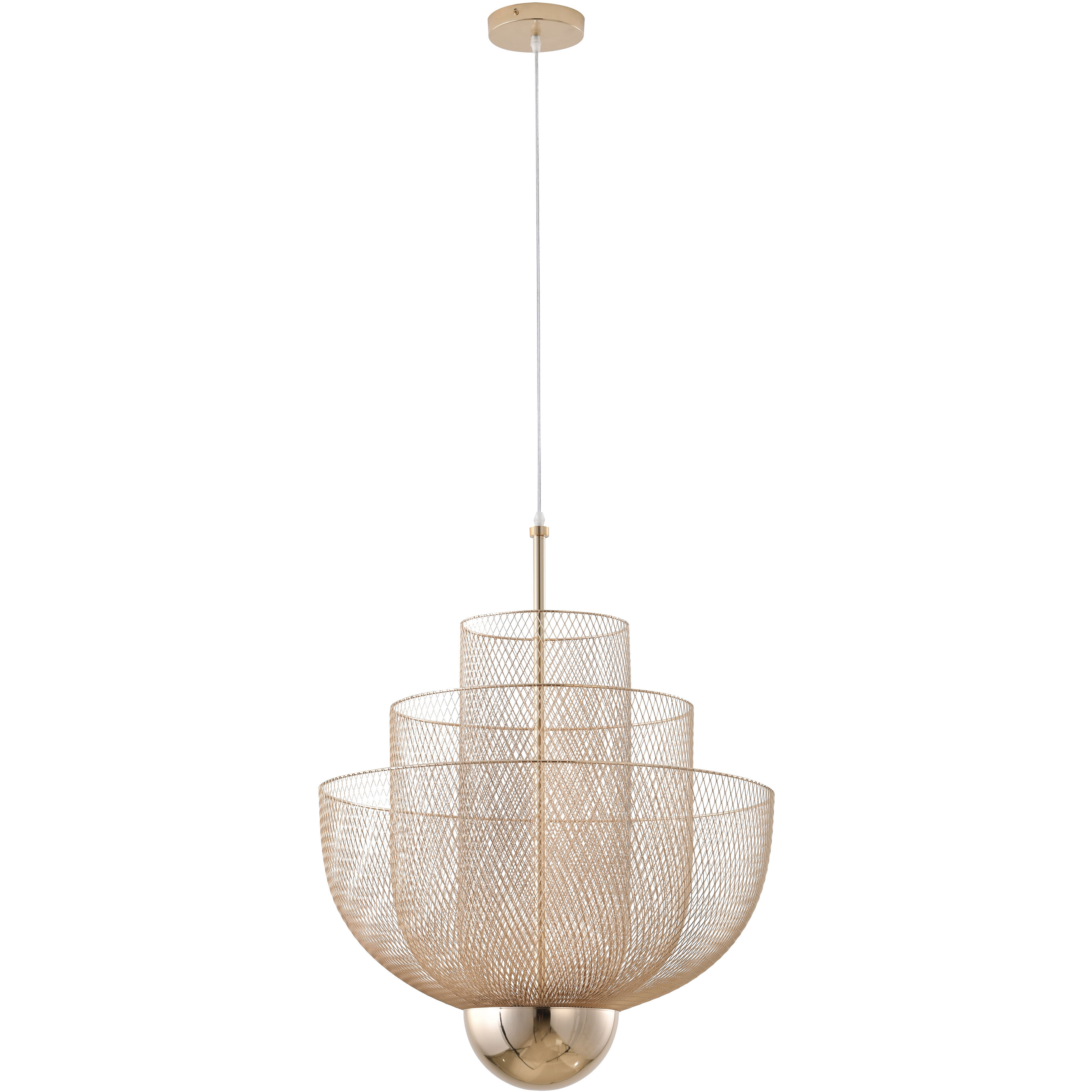 Canada LED 23.6 inch Gold Chandelier Ceiling Light