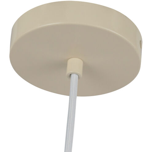 Hayden LED 7 inch Pearl White Pendant Ceiling Light