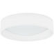 Corinne LED 15 inch Ivory Flush Mount Ceiling Light in Ivory Jewel Tone