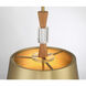 Baratti 3 Light 18.13 inch Soft Brass Pendant Ceiling Light