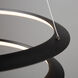 Ara LED 22.8 inch Black Pendant Ceiling Light
