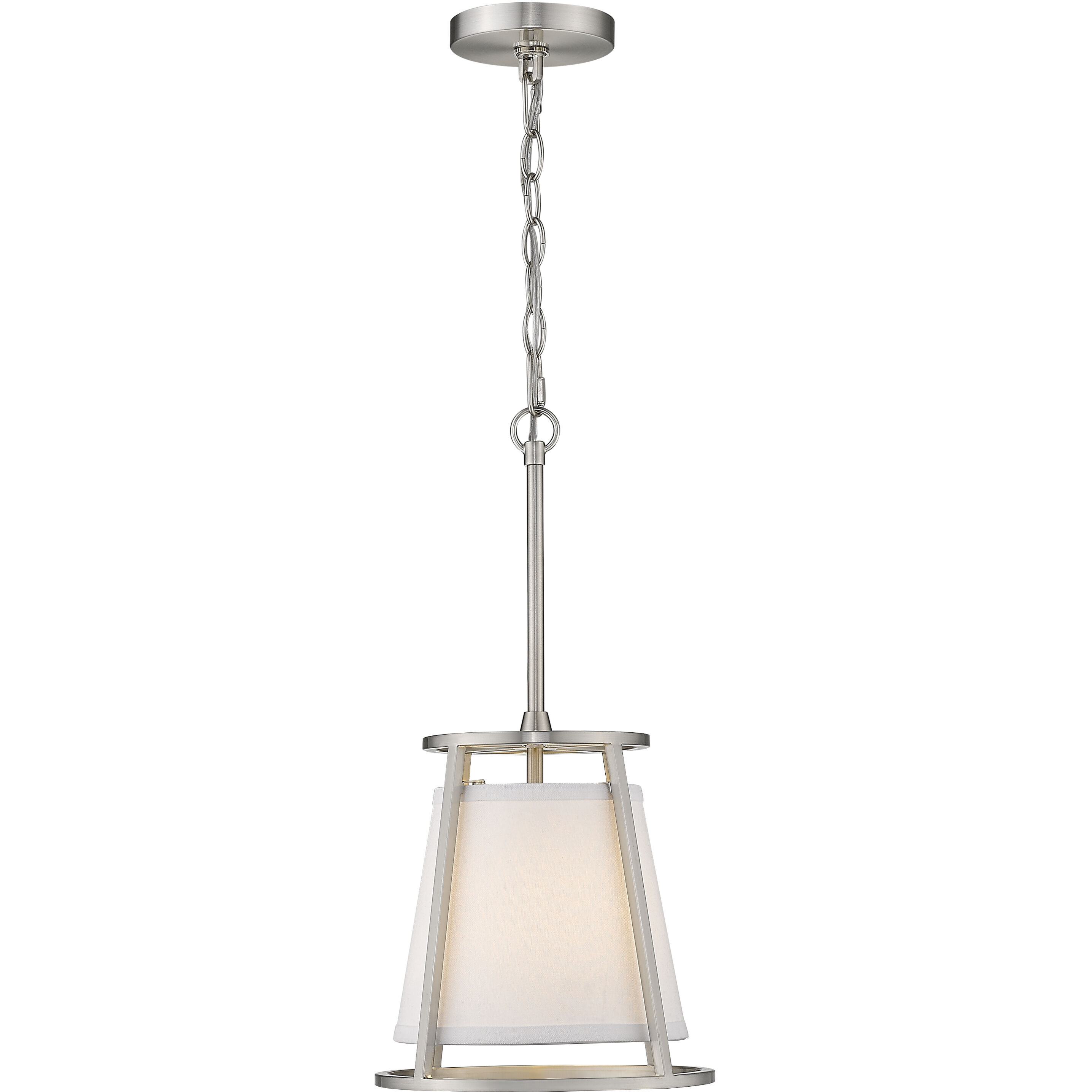 Lenyx 1 Light 10 inch Brushed Nickel Pendant Ceiling Light