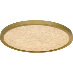 Outskirts LED 20 inch Brushed Gold Flush Mount Ceiling Light, Large