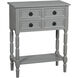 Barrett 23.5 X 11.75 inch Carbon Gray and Black Console Table