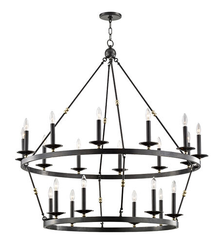 Allendale 20 Light 46.75 inch Aged Old Bronze Chandelier Ceiling Light