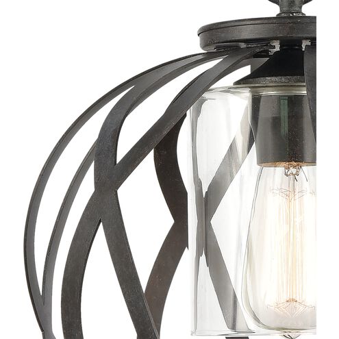 Daisy 1 Light 12 inch Midnight Bronze Pendant Ceiling Light