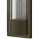 Mist Outdoor Wall Mount Lantern in Bronze, Large