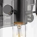 Pilaster 2 Light 15 inch Matte Black Bath Vanity Light Wall Light