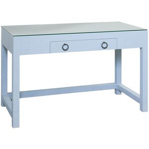 Bay St. Louis 22 inch Mist Blue and Woven Desk