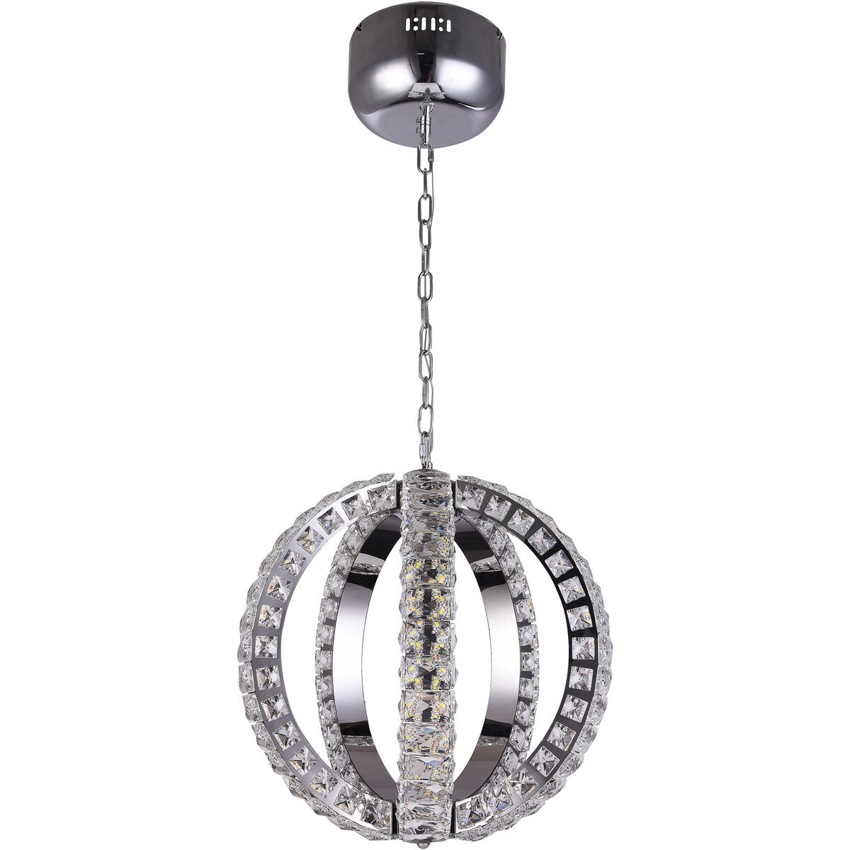 Canada LED 16 inch Chrome Pendant Ceiling Light