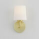 Bristol 1 Light 5 inch Satin Brass Wall Sconce Wall Light