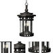 Santa Barbara DC 3 Light 9 inch Sienna Outdoor Hanging Lantern