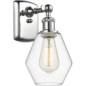 Ballston Cindyrella 1 Light 6 inch Polished Chrome Sconce Wall Light in Incandescent, Clear Glass