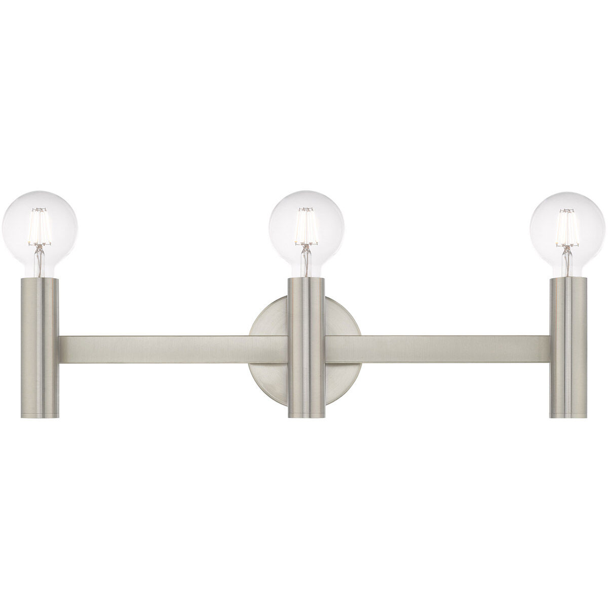 Copenhagen 3 Light 24 inch Brushed Nickel ADA Bath Vanity Wall Light
