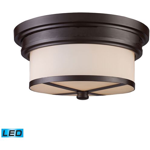 Flushmounts LED 13 inch Oil Rubbed Bronze Flush Mount Ceiling Light