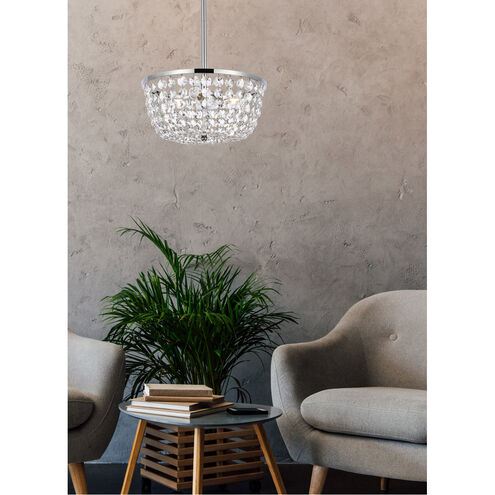 Gianna 3 Light 13 inch Chrome Pendant Ceiling Light