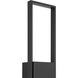 Contact LED 27 inch Textured Black Outdoor Wall Lantern