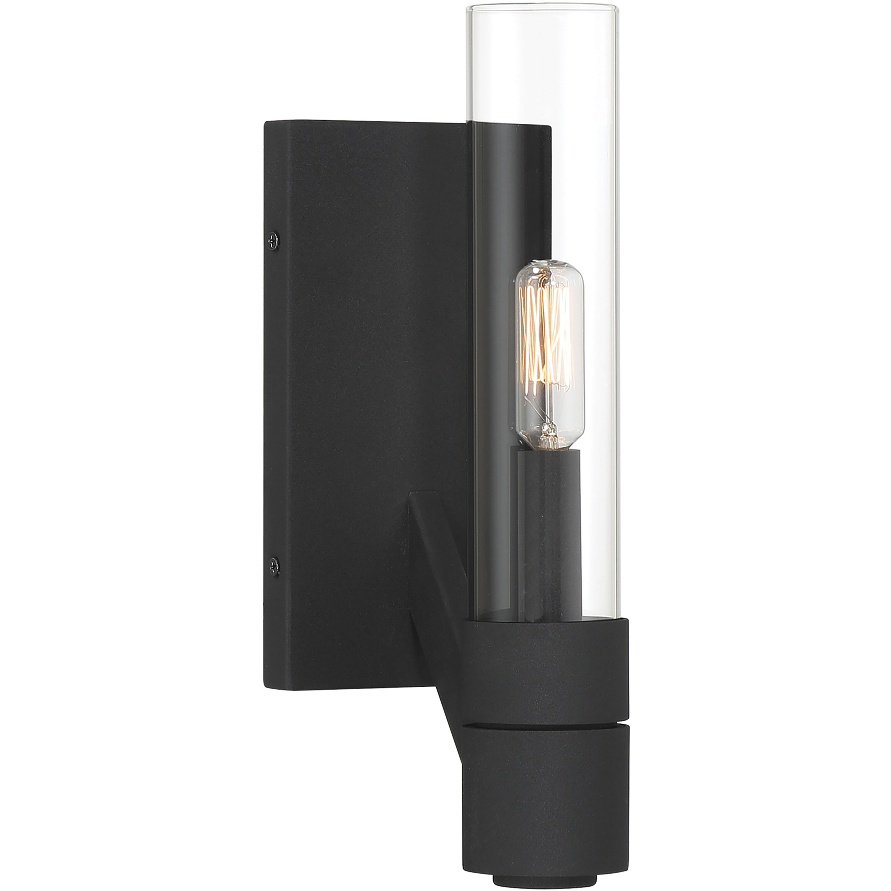 Rohe Sconce Wall Light in Textured Matte Black