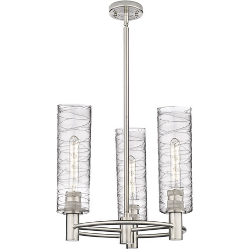 Crown Point 3 Light 18 inch Satin Nickel Pendant Ceiling Light