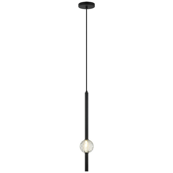 Windchimer LED 3.88 inch Matte Black Pendant Ceiling Light