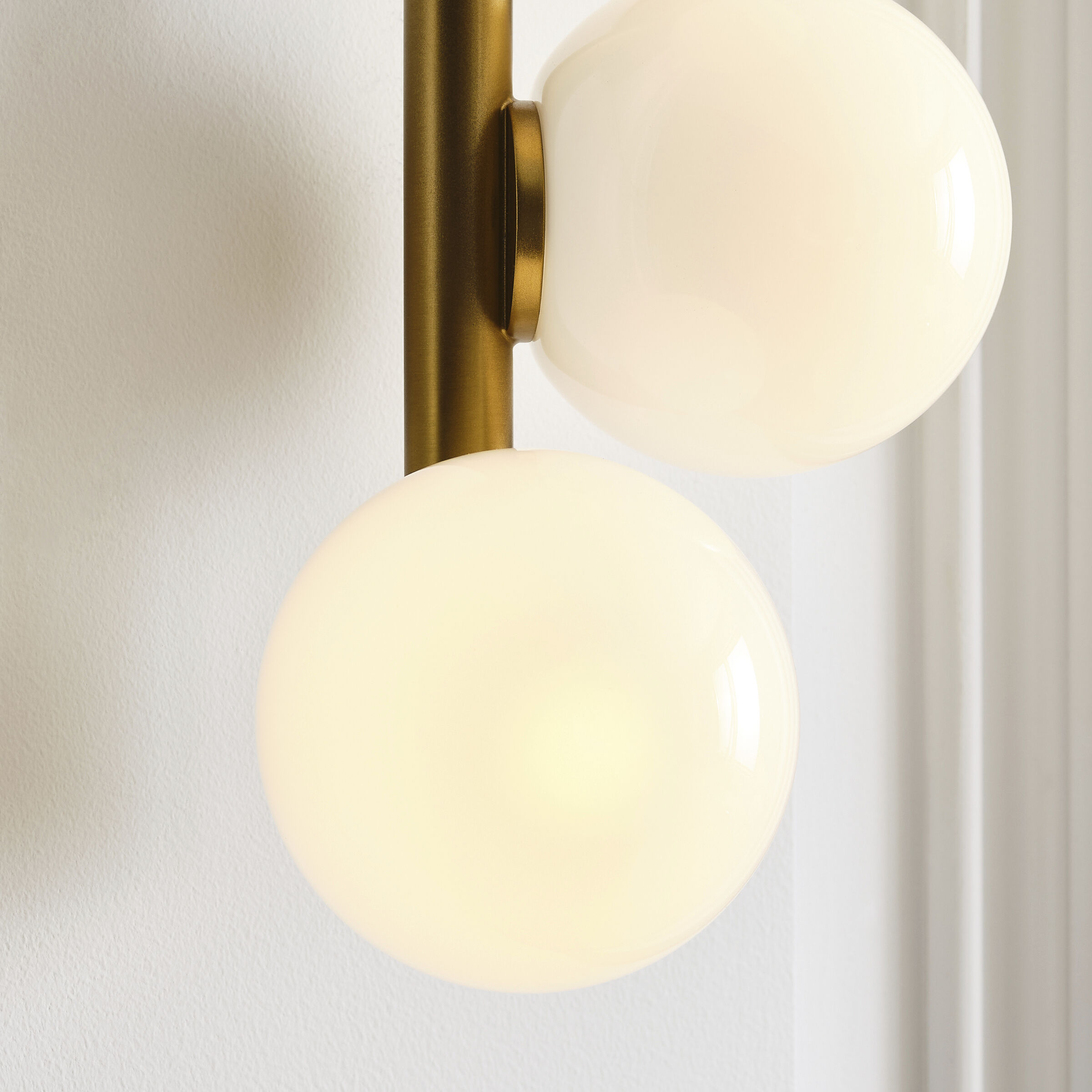 Sean Lavin Altair Bath Vanity Wall Light in Burnished Brass