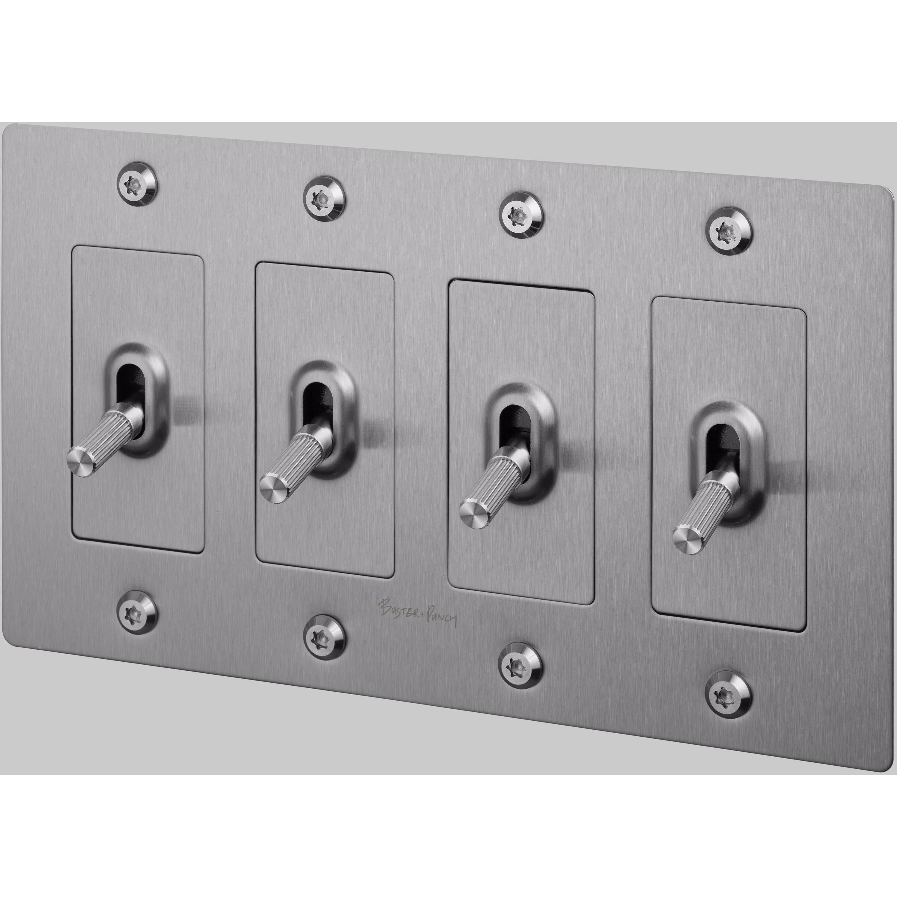 4G Toggle 120-277 Steel Light Switch