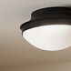 Bretta 2 Light 13.5 inch Black Flush Mount Ceiling Light