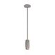 Exhaust Pendant LED 2.36 inch Stone / Steel Pendant Ceiling Light