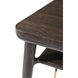 Ashburton Place 24 X 22 inch Fumed Side Table, Wooden, Square, Spencer Green Park