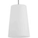 Clarion 1 Light 10.5 inch Brushed Nickel Pendant Ceiling Light