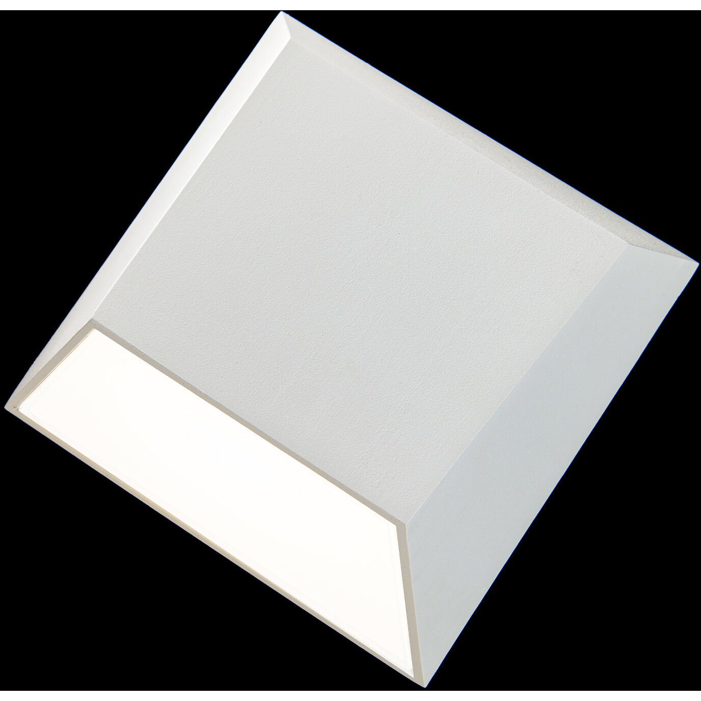 Atlantis LED 6 inch White Outdoor Wall Light in 3000K, dweLED