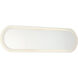 Vanity 24 X 1 inch White Mirror