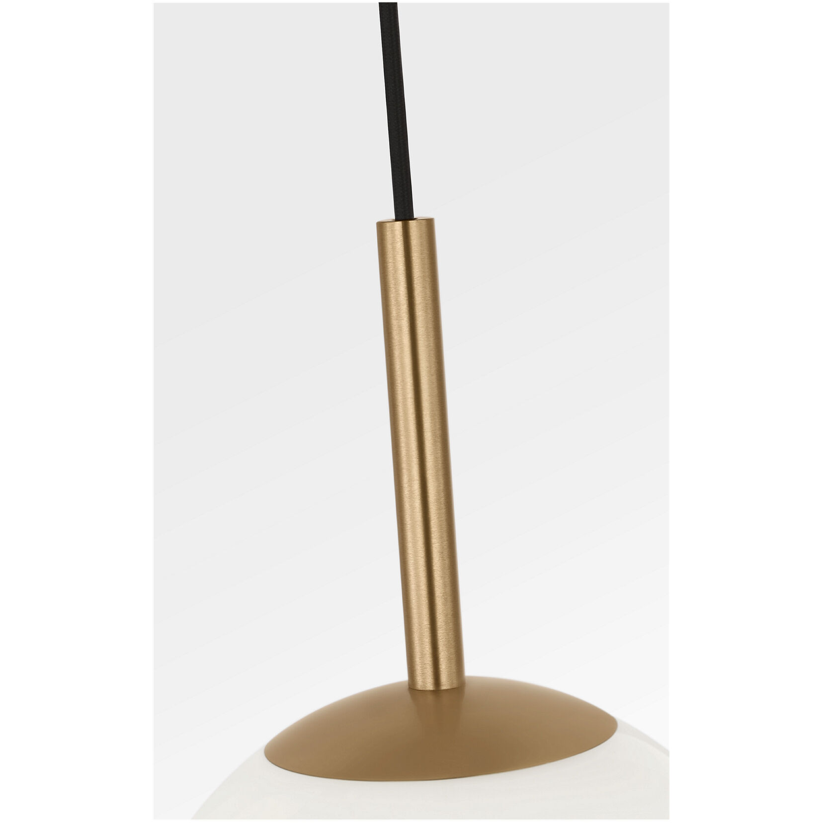 Nube LED 9 inch Satin Brass Pendant Ceiling Light
