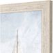 Waterside Collection Distressed Whitewash Framed Art