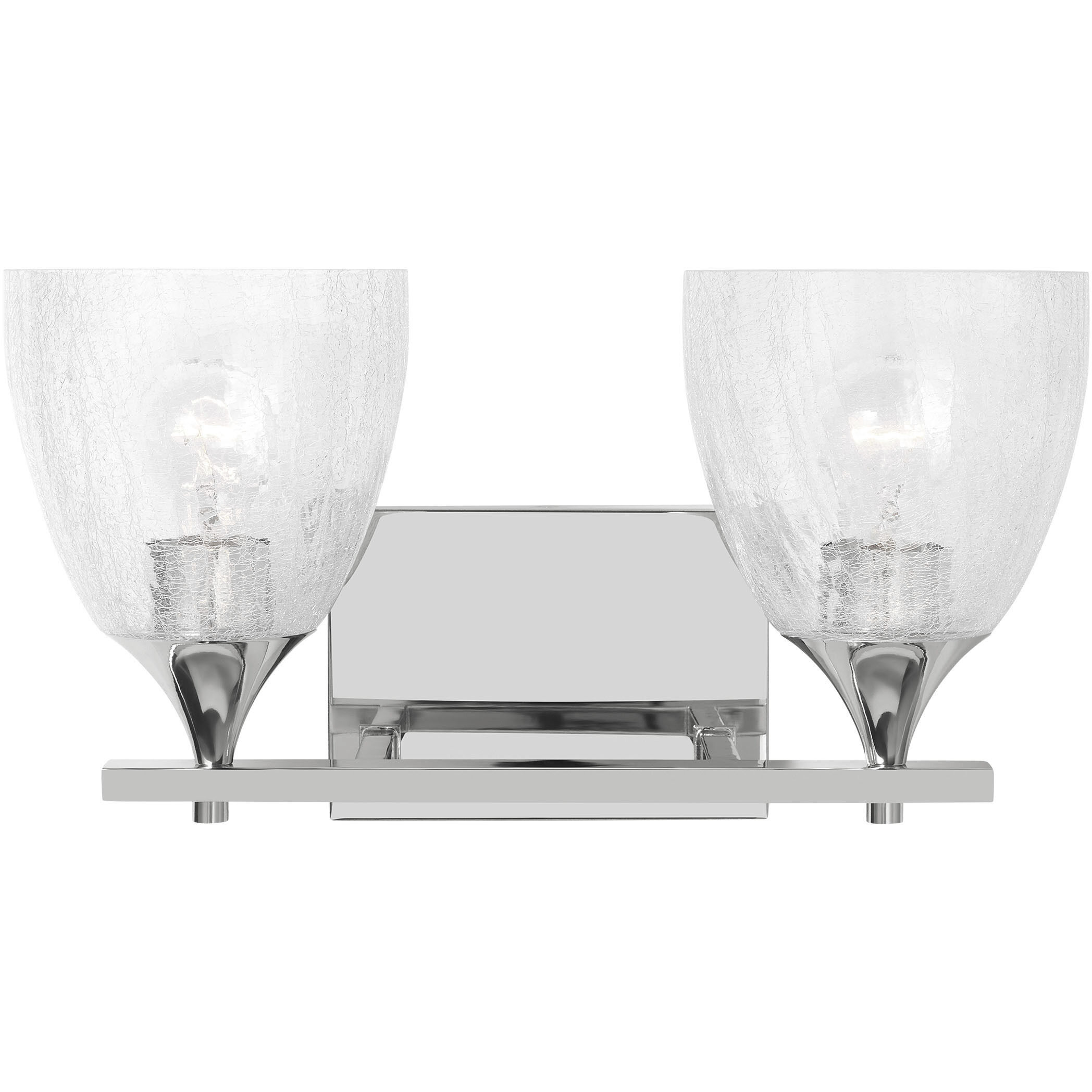 Drew & Jonathan Toffino 2 Light 16 inch Chrome Vanity Light Wall Light