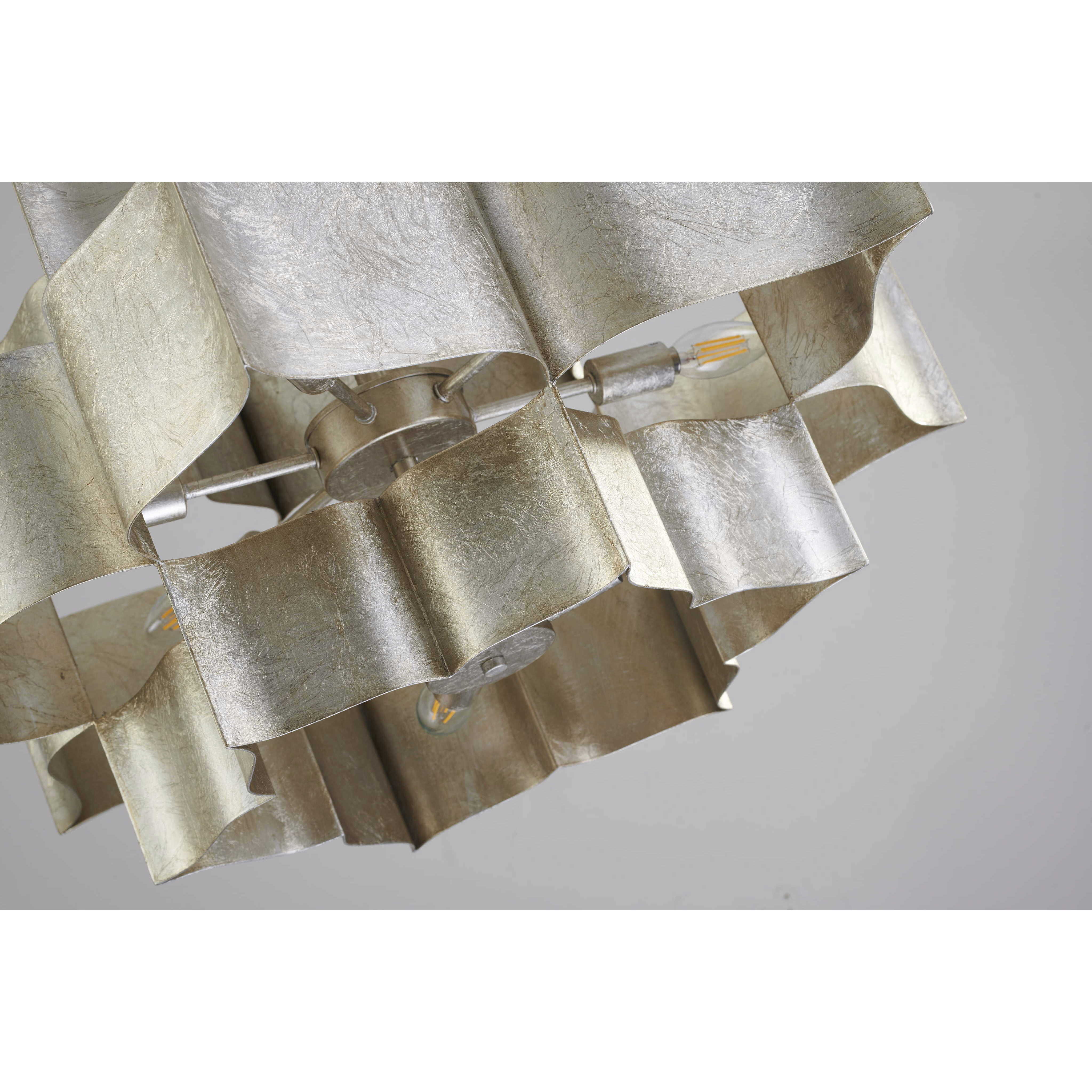 Canada 12 Light 29.9 inch Antique Silver Chandelier Ceiling Light