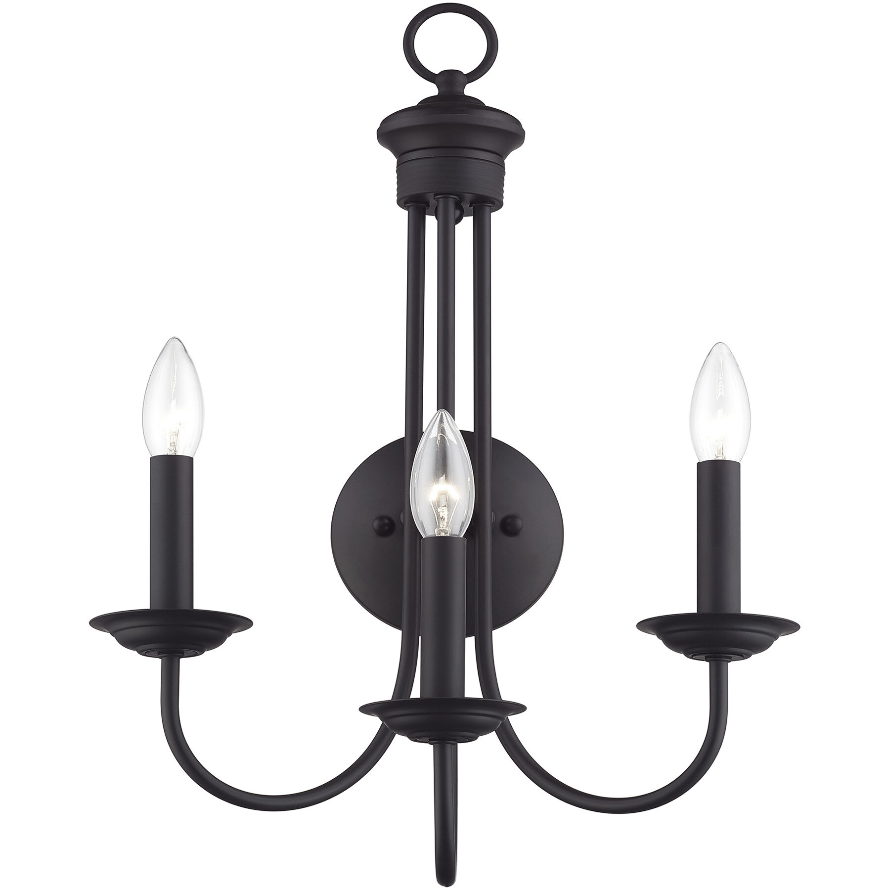 Estate 3 Light 14 inch Bronze Wall Sconce Wall Light