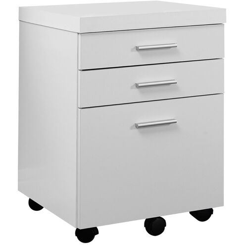 Robeson White and Black Filing Cabinet