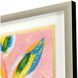 Florals Collection Blue Framed Art