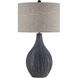 Dillon 32 inch 150.00 watt Nautical Navy Scratch Table Lamp Portable Light