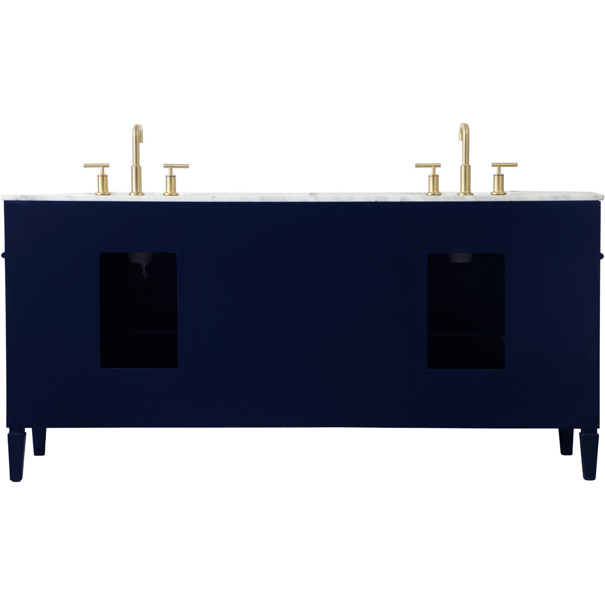 Park Avenue 72 X 21.5 X 35 inch Blue Vanity Sink Set